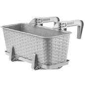 Donice - Doniczka Balkonowa Skrzynka Uchwyty Podstawka 40Cm - miniaturka - grafika 1