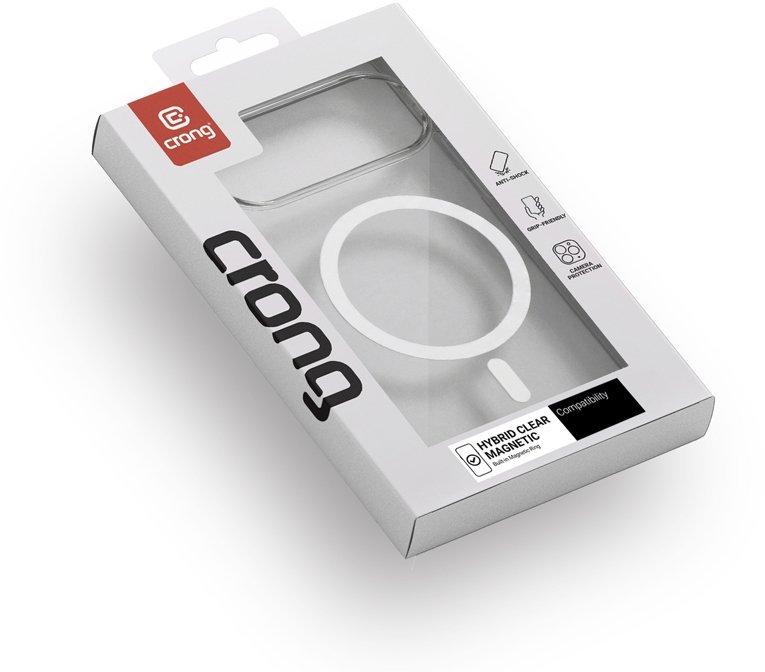 Crong Crong Hybrid Clear Magnetic - Etui MagSafe OnePlus 15R przezroczysty