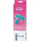 Zabawki kreatywne - Hej Clay - Tęczowy Jednorożec Cloudy - TM Toys - miniaturka - grafika 1