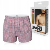 Majtki męskie - Bokserki Luźne Męskie z Rozcięciem Wygodna Piżama Prezent dla Niego Pudełko - miniaturka - grafika 1