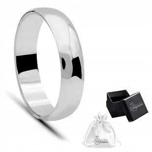 Obrączka Męska srebrna pr. 925 Polerowany Pierścionek szer. 5 mm r. 15 - Pierścionki - miniaturka - grafika 1