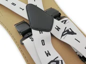 Dodatki do ubrań - Szerokie biało-czarne narciarskie szelki do spodni - SNOW SKI MOUNTAINS T106 - miniaturka - grafika 1