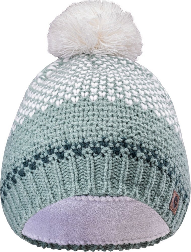 Hi-Tec Damska czapka zimowa ciepła Hi-tec Lady Hervina turkusowo-biała