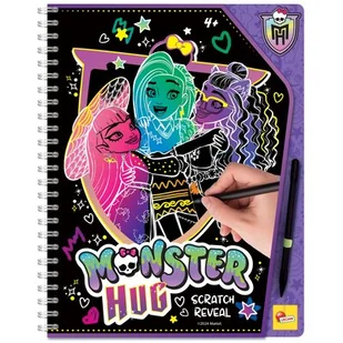 Monster High Sketchbook Monster Hug Scratch Reveal - Zabawki kreatywne - miniaturka - grafika 1