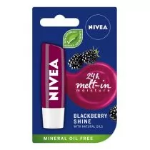 Nivea Pomadka ochronna do ust Blackberry Shine 4,8 g - Balsamy do ust - miniaturka - grafika 2