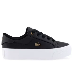 Buty Lacoste Ziane Platform Leather 745CFA0013-312 - czarne - Buty sportowe damskie - miniaturka - grafika 7
