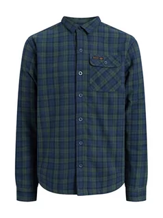 Koszule męskie - Bench Koszula "Paddy" - Straight fit - w kolorze zielono-granatowym - grafika 1