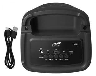 Głośnik bluetooth LTC RGB 2x4``  USB/SD/AUX 4000mAh - Głośniki przenośne - miniaturka - grafika 3