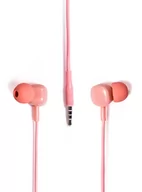 Słuchawki - Tellur Basic Sigma Wired In-Ear Headphones With Microphone, pink - miniaturka - grafika 1