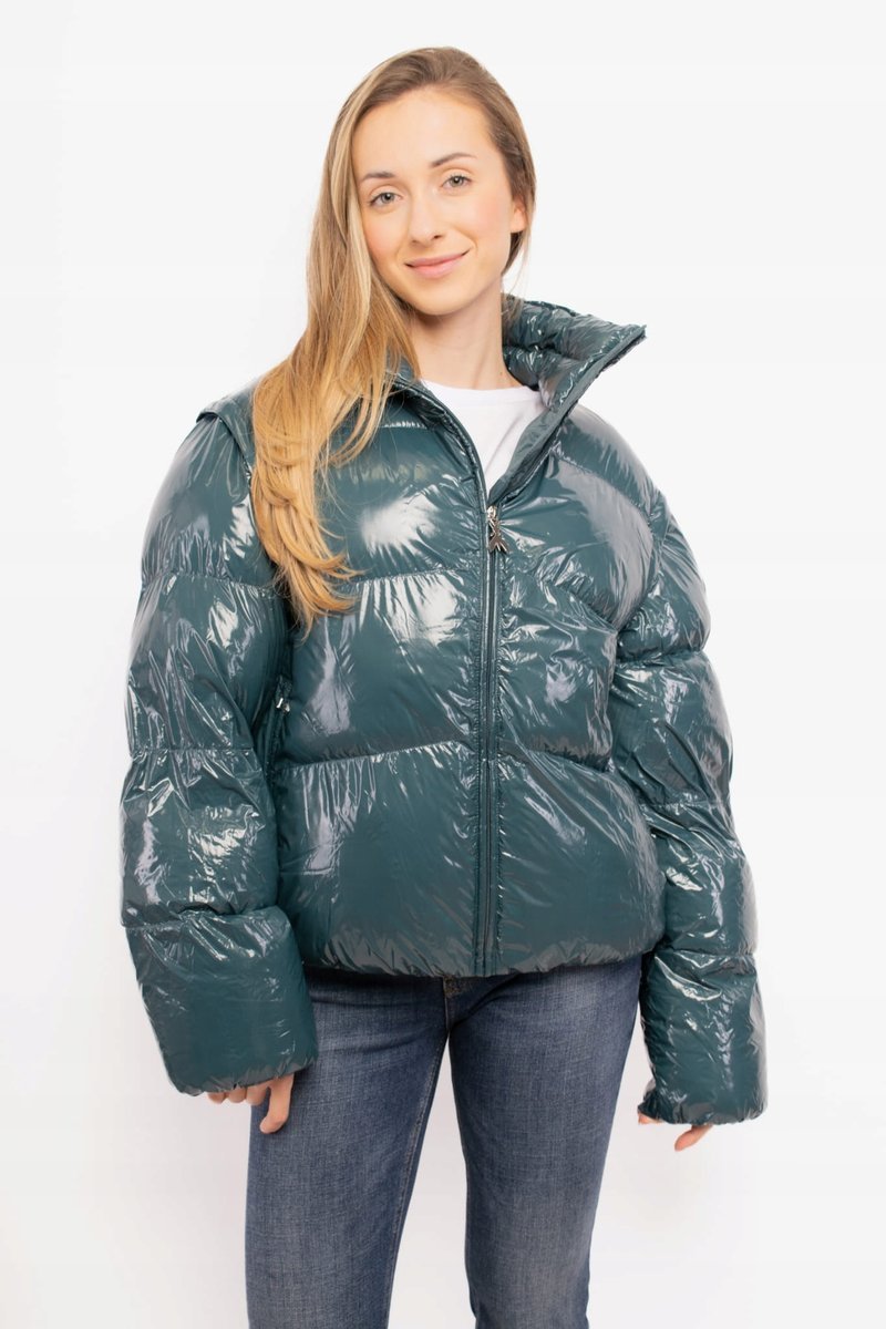 Kurtka damska Patrizia Pepe 2O0150 A488 zielony - Jackets: 38