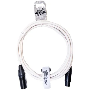 GoodDrut XLRm-XLRf 3m biały kabel mikrofonowy - Kable - miniaturka - grafika 1