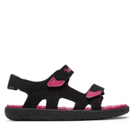 Buty dla dziewczynek - Sandały Timberland Perkins Row 2 Strap Sandal TB0A5M3NEDJ1 Black W Bright Pink - miniaturka - grafika 1