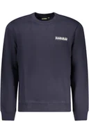Bluzy męskie - NIEBIESKA BLUZA BEZ ZAMKA MĘSKA NAPAPIJRI - miniaturka - grafika 1