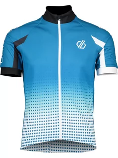 Koszulki sportowe męskie - Dare 2b Koszulka kolarska "AEP Virtuosity" w kolorze niebieskim - grafika 1