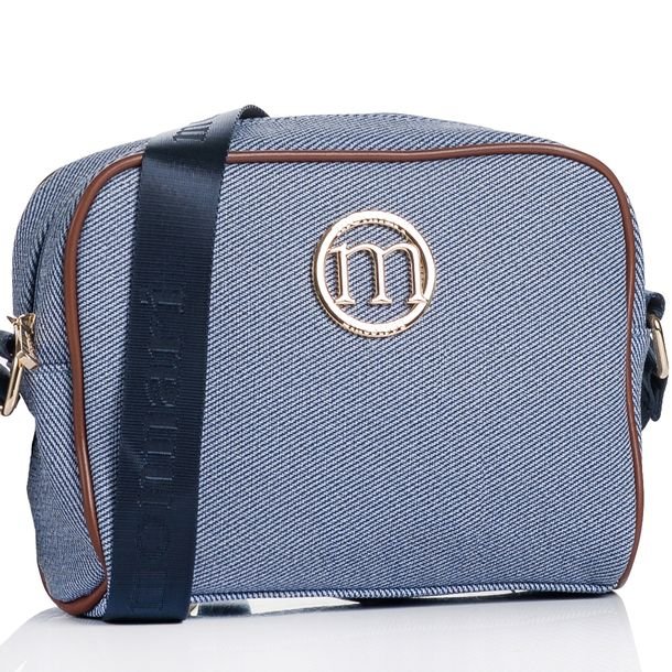 Torebka Damska LISTONOSZKA crossbody MONNARI Niebieska Premium