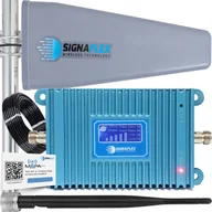 Wzmacniacze sygnału wifi - Zestaw Wzmacniacz Zasięgu Sygnału Telefonu Internetu Komórkowego GSM Blue LCD GSM980 + Antena T2 23dBi 10m + Bat - miniaturka - grafika 1