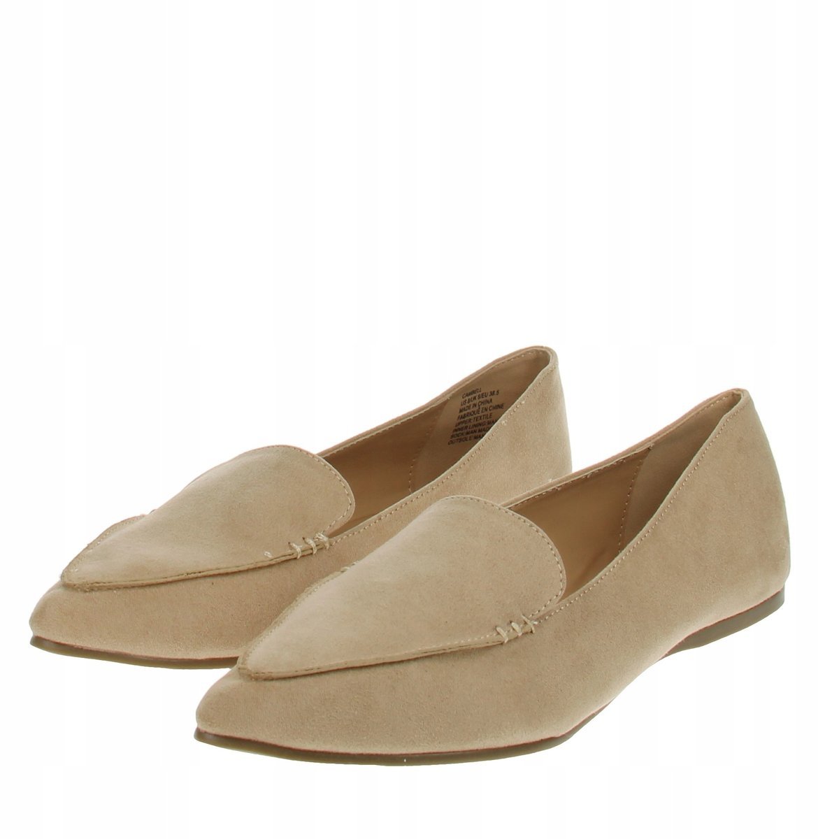 JUSTFAB DAMSKIE BEŻOWE MOKASYNY CASUAL 36 3M4G5* T2A