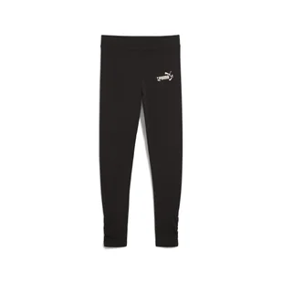 Młodzieżowe legginsy Flaming Love PUMA Black - Odzież sportowa dziecięca - miniaturka - grafika 1