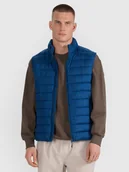 Kurtki męskie - 4F Bezrękawnik puchowy z wypełnieniem syntetycznym męski - granatowy M - miniaturka - grafika 1