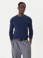 Swetry męskie - Robe di Kappa Sweter Lamb Bimberke 670477X Granatowy Regular Fit - miniaturka - grafika 1