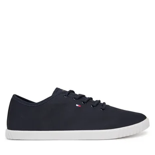 Tenisówki Tommy Hilfiger FW0FW08641 Granatowy - Trampki damskie - miniaturka - grafika 1