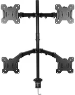 Uchwyty do monitorów - VETOUSON Uchwyt biurkowy na 4 monitory 10" - 27" VX-24A - miniaturka - grafika 1