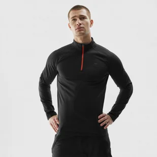 Męski longsleeve termoaktywny 4F 4FRAW23UBRUM063-20S - czarny - Koszulki sportowe męskie - miniaturka - grafika 1