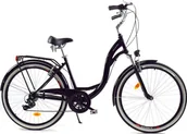 Rowery - Dallas Bike Rower Dallas City Alu 26" 7spd - czarny - miniaturka - grafika 1