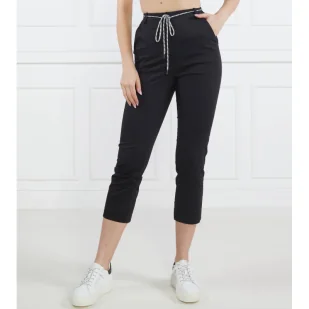 Patrizia Pepe Spodnie | Cropped Fit - Spodnie damskie - miniaturka - grafika 1
