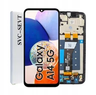 Części serwisowe do telefonów - ORYGINAŁ WYŚWIETLACZ EKRAN LCD DO SAMSUNG GALAXY A14 5G RAMKA SM-A146P - miniaturka - grafika 1