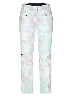 Ziener Damskie spodnie narciarskie TIPPA / spodnie snowboardowe | oddychające, wodoszczelne, nie zawierają PFC, Cloudy Rainbow, 36 - Spodnie damskie - miniaturka - grafika 1