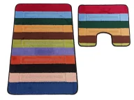 Dywaniki łazienkowe - xx antypoślizgowy komplet chodników łazienkowych H2-P86 - miniaturka - grafika 1