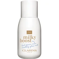 Podkłady do twarzy - Clarins milky auburn Upiększające mleczko do makijażu Milky Boost Podkład 50ml - miniaturka - grafika 1