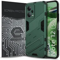 Etui i futerały do telefonów - ETUI EXOGUARD BIBERCAS + SZKŁO - XIAOMI REDMI NOTE 12 5G / POCO X5 5G - PANCERNE CASE OBUDOWA FUTERAŁ - miniaturka - grafika 1