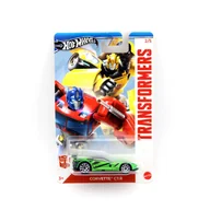 Samochody i pojazdy dla dzieci - HOT WHEELS Silver Series Corvette C7.R Transformers - miniaturka - grafika 1