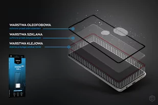 MS Diamond Glass Edge Lite FG Xiaomi Poco X5 Pro 5G/X5 5G czarny/black Full Glue - Szkła hartowane na telefon - miniaturka - grafika 4