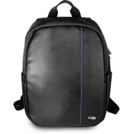 Plecaki - BMW Plecak BMW BMBPCO15CAPNBK 15" czarny/black Carbon Navy Stripe - miniaturka - grafika 1
