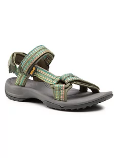 Teva Sandały Terra Fi Lite 1001474 Zielony - Buty trekkingowe damskie - miniaturka - grafika 1