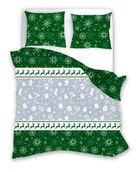 Pościel - Faro Pościel zimowa Scandic bawełna świąteczne prezenty160x200+2x70x80 cm - miniaturka - grafika 1