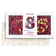 Czekolada - Czekolada Deserowa z Malinami i Pistacjami na Dzień Kobiet (80g) - miniaturka - grafika 1