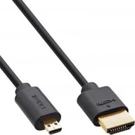 Kable komputerowe i do monitorów - Kabel InLine HDMI - HDMI 0.3m czarny 17933D - miniaturka - grafika 1