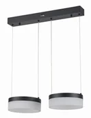 Lampy sufitowe - Nicki - lampa wisząca 2 płomienna LED czarna 330202-30 - miniaturka - grafika 1