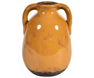 Wazony i flakony - Etno Wazonik ceramiczny, szkliwiony , camelowy, 1a - miniaturka - grafika 1