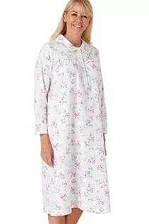 Piżamy damskie - Marlon Damska koszula nocna Candace ze szczotkowanej bawełny z nadrukiem Piotruś Pan, Tilly Fuksja, 50-52 - grafika 1