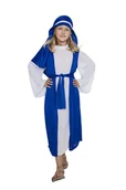 Stroje karnawałowe - Strój Maryja kostium Matka Boska Jasełka Bal Wszystkich Świętych M 120-130 - miniaturka - grafika 1