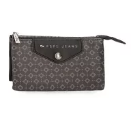 Portfele - Pepe Jeans Bethany Portfel Trzy przegródki Czarny 17,5x9,5x2 cms Skóra syntetyczna, czarny, Talla única, Portfel Trzy przegródki - miniaturka - grafika 1