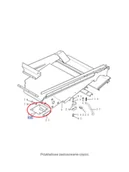 Części i akcesoria do maszyn rolniczych - CNH WSPORNIK PODSIEWACZA 84023689 - miniaturka - grafika 1