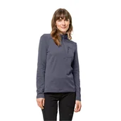 Bluzy damskie - Damska bluza polarowa Jack Wolfskin KOLBENBERG HZ W dolphin - XS - miniaturka - grafika 1