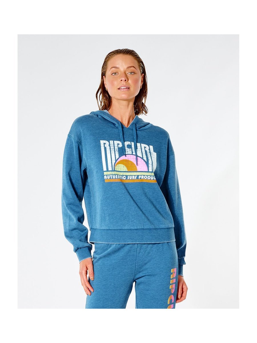 Bluza dresowa damska RIP CURL Wave Shapers Hood - niebieski S
