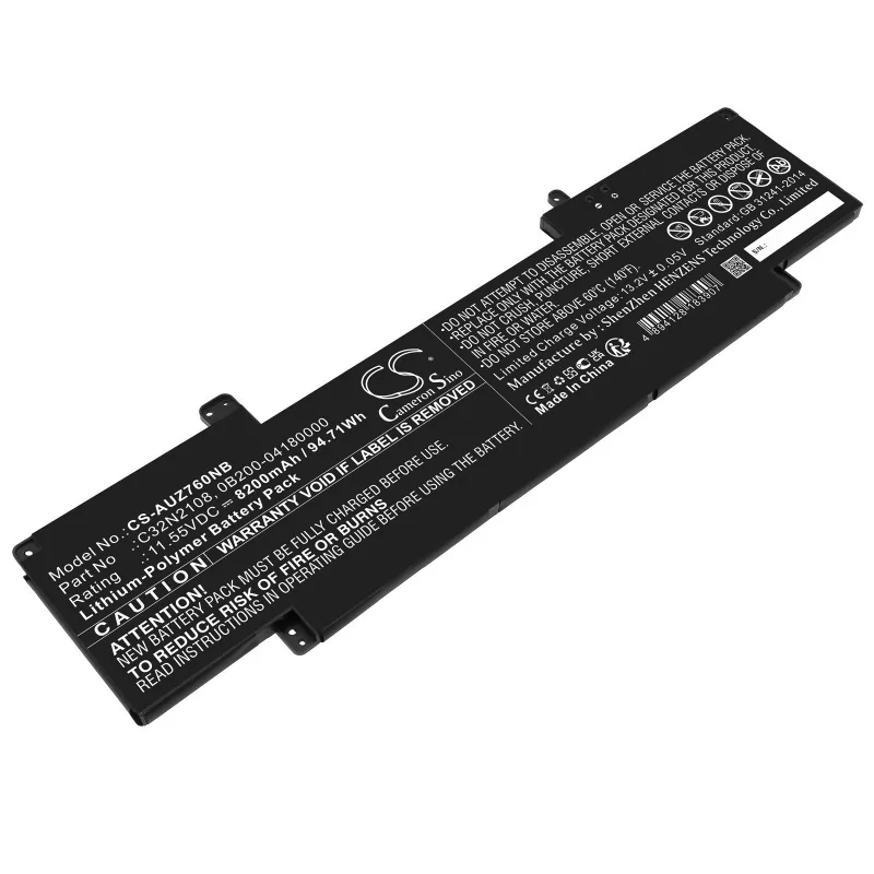 Asus Zenbook Pro 16X OLED / C32N2108 8200mAh 94.71Wh Li-Polymer 11.55V (Cameron Sino)